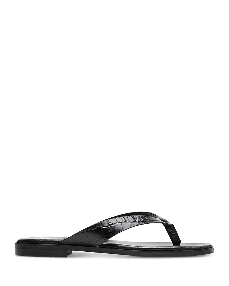 Whistles Women's Croc Embossed Flip Flop Sandals