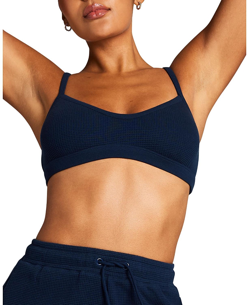 Negative Waffle Knit Lounge Bralette