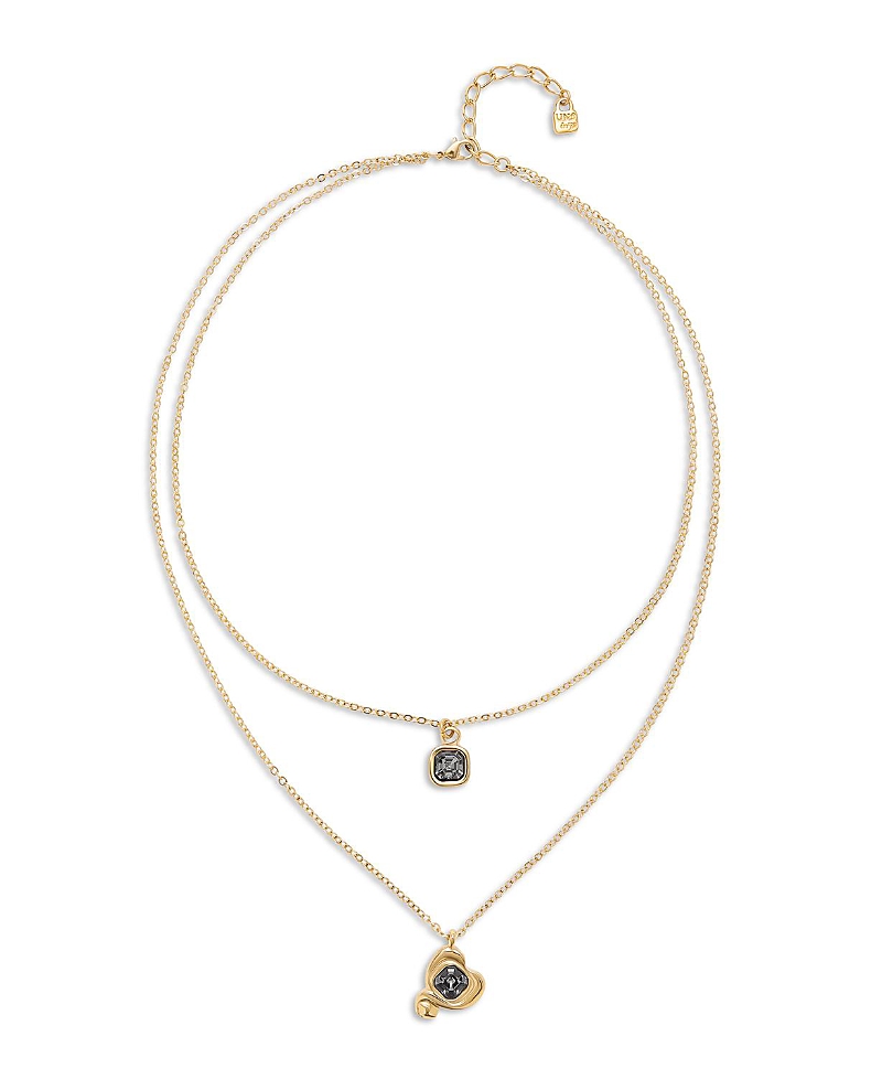 UNOde50 Pendant Link Chain Necklace with Heart Charm