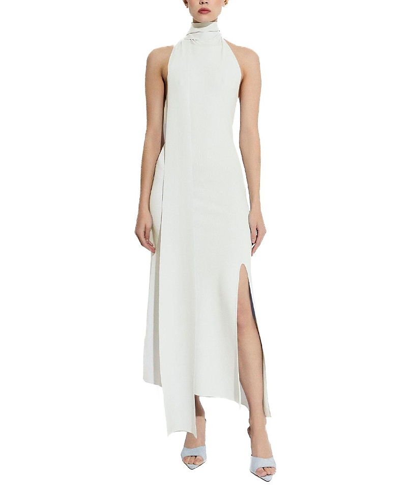 Lapointe Matte Viscose Halterneck Dress