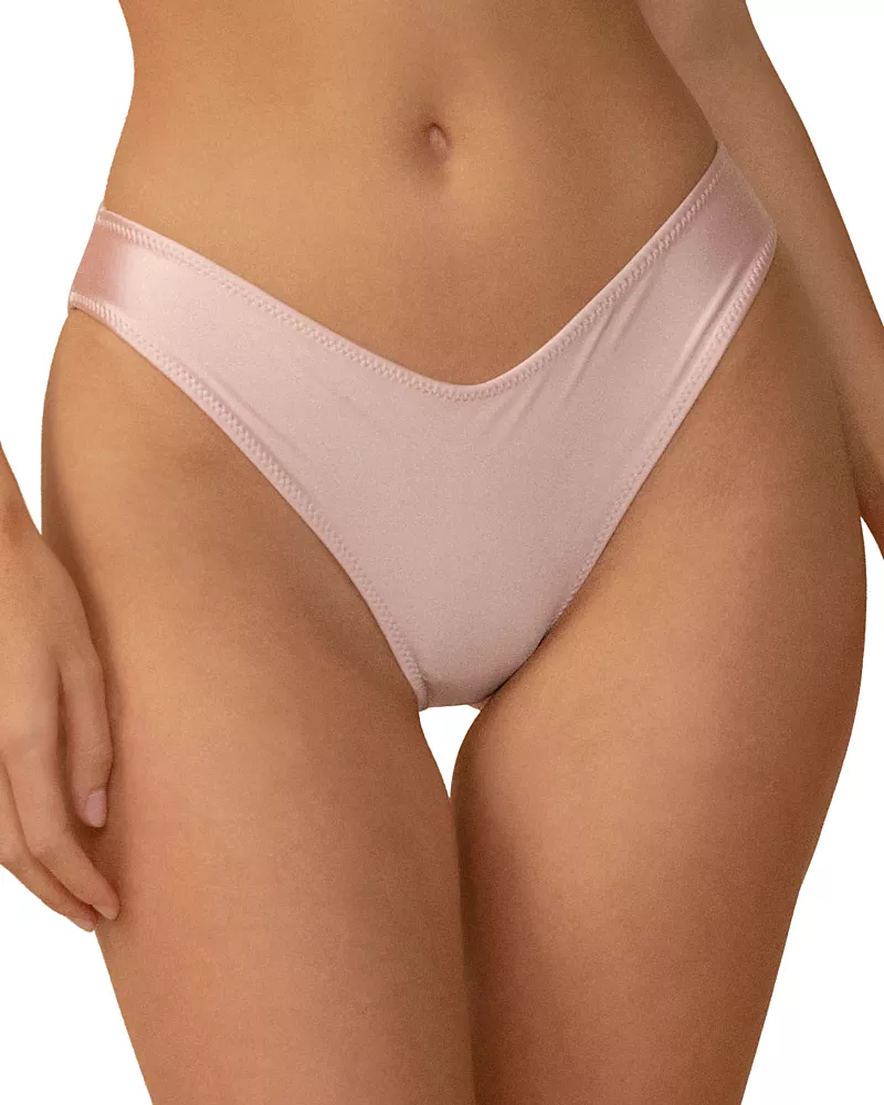 Montce Lulu Pale Blush Silkie Bikini Bottom