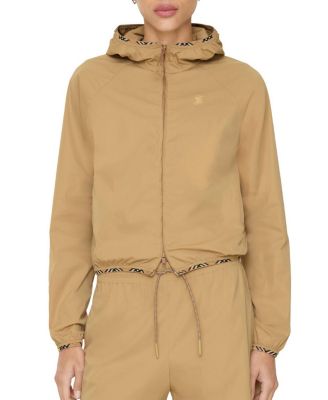 Stretch Nylon Hooded Jacket