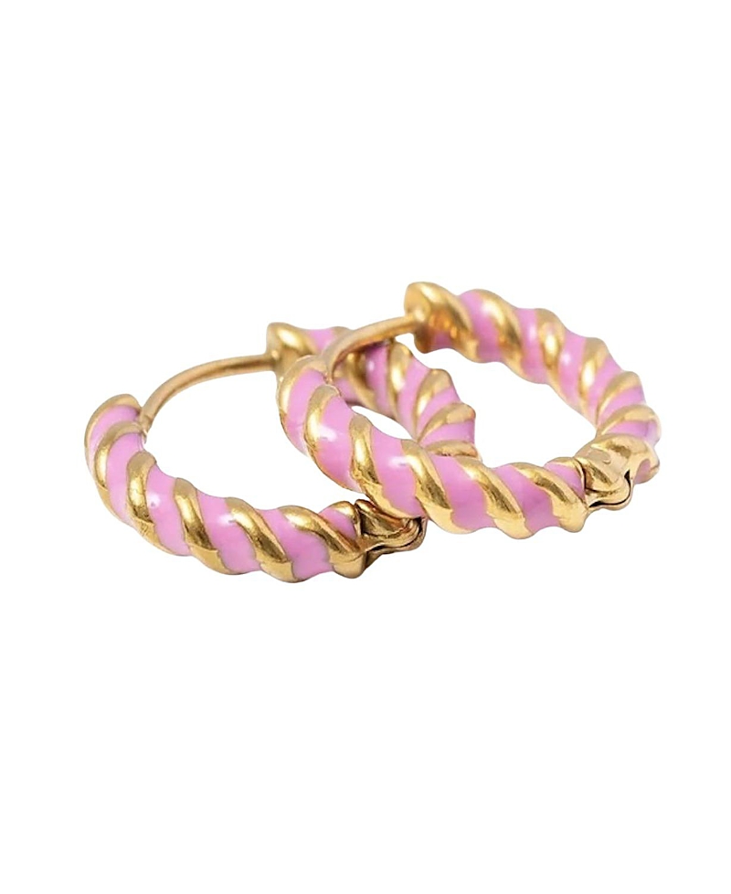 Pip Pop Girls' Braided Hoop Earring