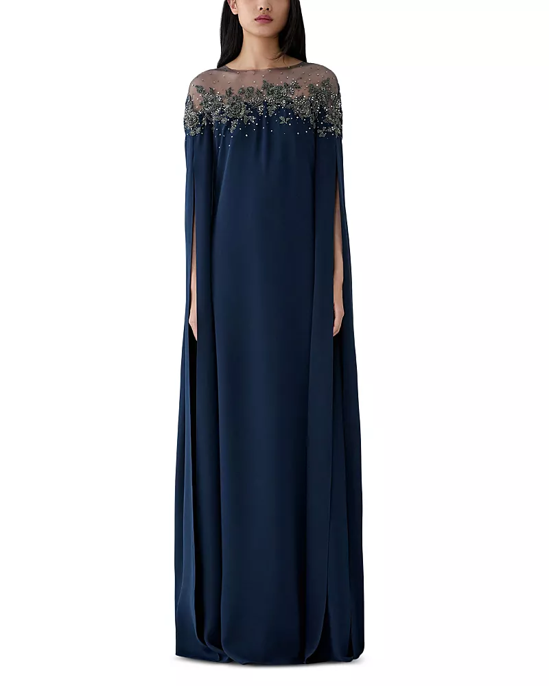 Carolina Herrera Embellished Caftan Dress