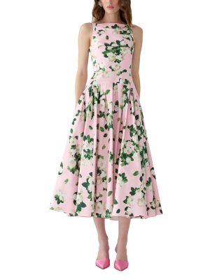 Drop Waist Midi Dress