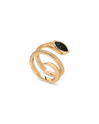 Marquise Cubic Zirconia Coiled Snake Ring