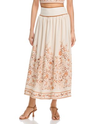 Floral Midi Skirt