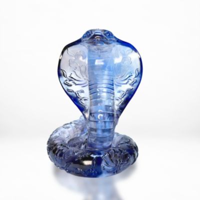 Limited Edition Opulence Invites Sun and Moon Crystal Glass Figure