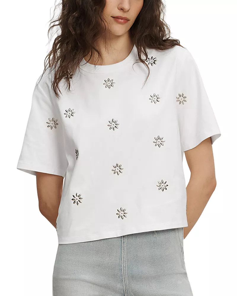 Veronica Beard Embellished Sebastian Tee