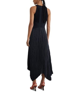 midi fitted white dress French Connection Women's Fitted Bodice Midi Dress - Summer White