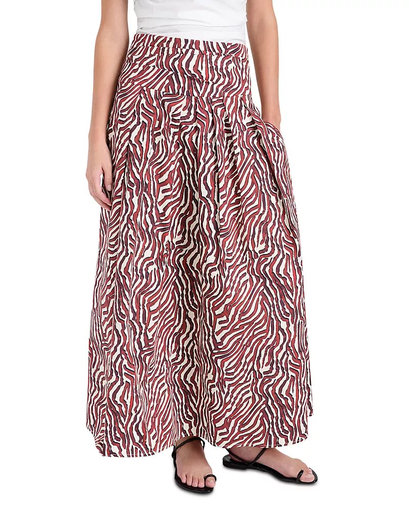 Proenza Schouler White Label Nessa Poplin Skirt