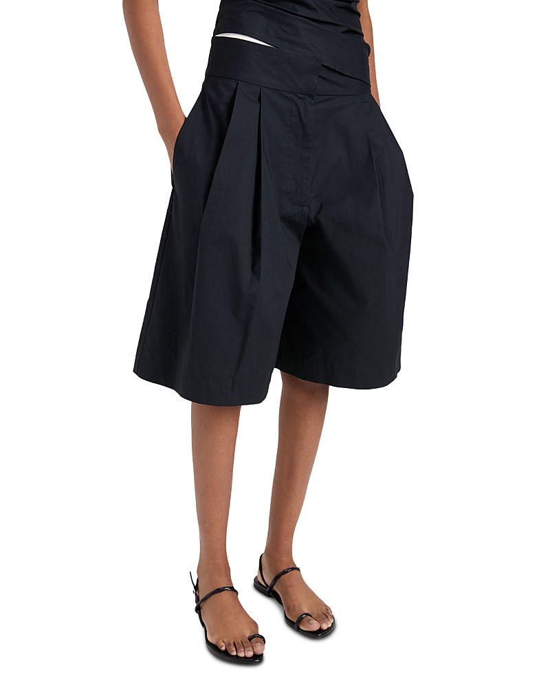 Proenza Schouler White Label Clio Poplin Bermuda Shorts