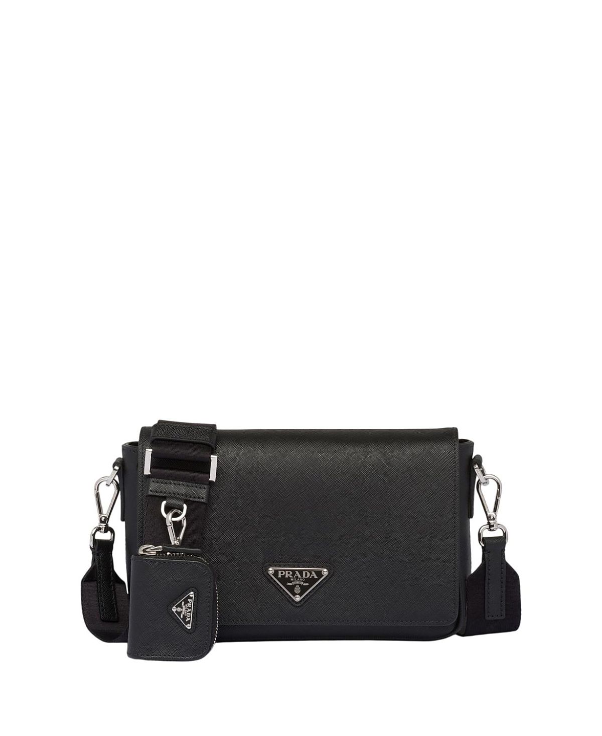 Prada Saffiano Leather Shoulder Bag