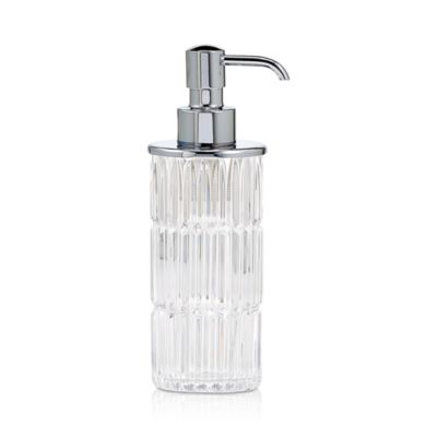 Prisma Clear Pump Dispenser - Polished Chrome