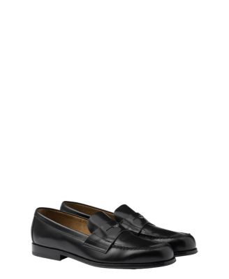  Men's Brushed Leather Loafers