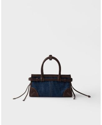 Bonnie Small Denim And Leather Handbag