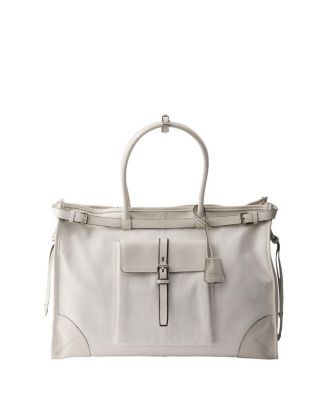  Bonnie Denim And Leather Tote Bag
