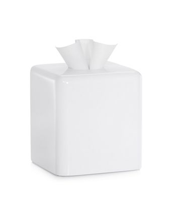 Domus White Gloss Tissue Cover