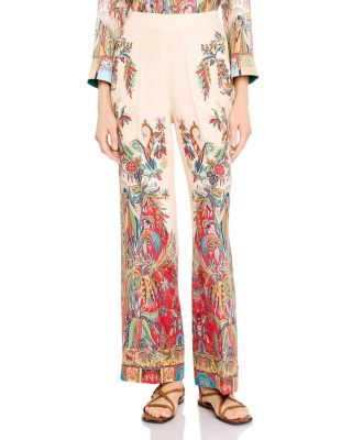 Silk Printed Pants