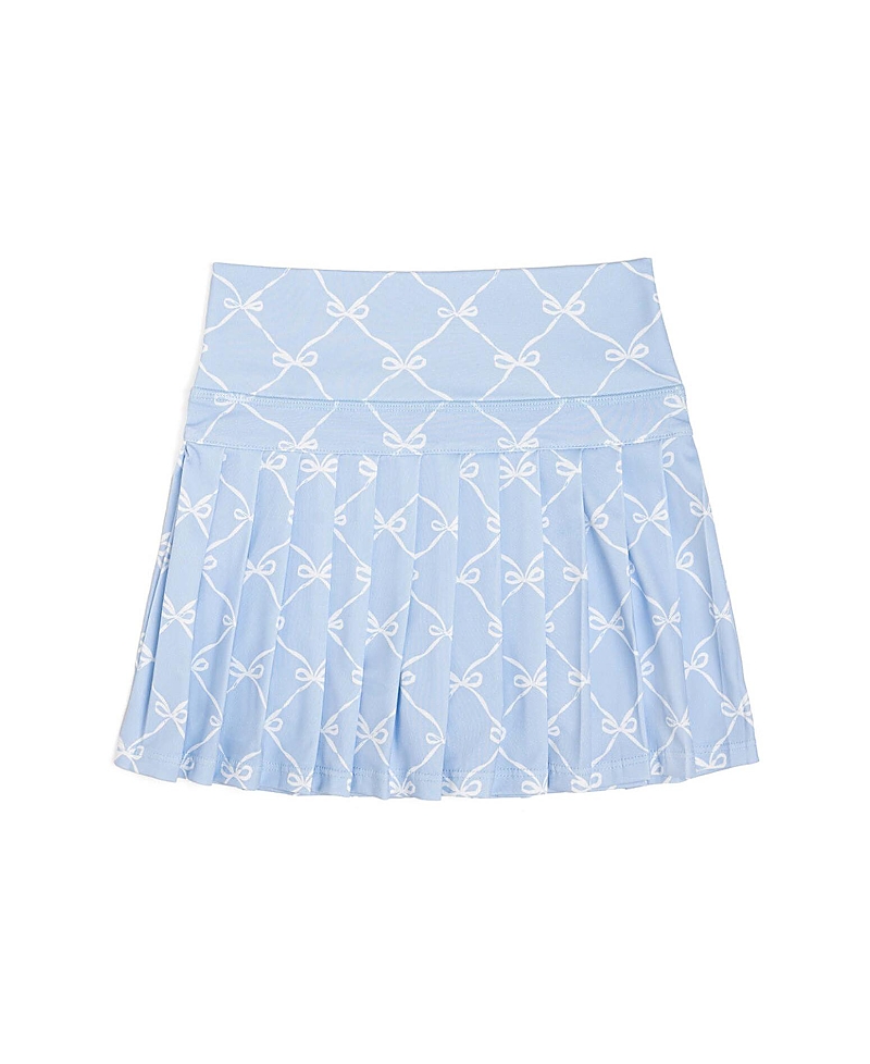 Sweet Wink Girls' Sky Blue Bow Trellis Athletic Skort - Baby, Little Kid, Big Kid