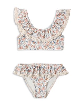 Girls' Margot Flower Field Two Piece Swimsuit - Little Kid, Big Kid