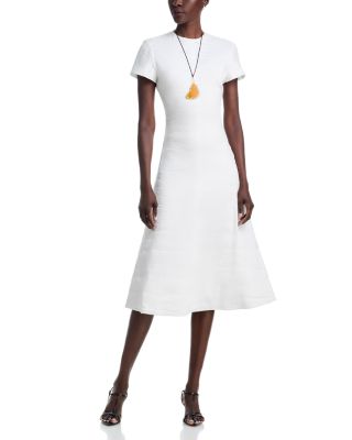The Ridley Short Sleeve A Line Midi Dress