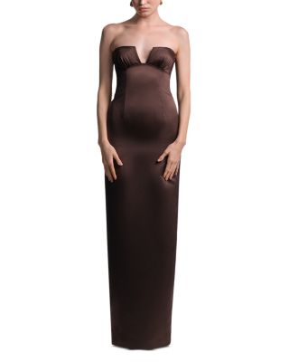 Mariane Strapless Column Gown