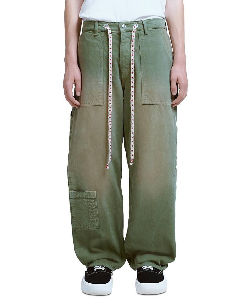 Nahmias Relaxed Fit Gardener Utility Drawstring Jeans