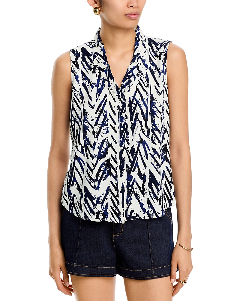 Nic+Zoe Ruffle Trim Top