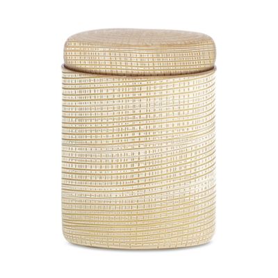 Woven Gold Canister
