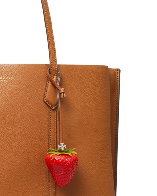 【7/11出品終了】Tory Burch トートバッグ ベージュ/レッド Tory Burch Strawberry Leather Key Fob | Bloomingdale's Handbags