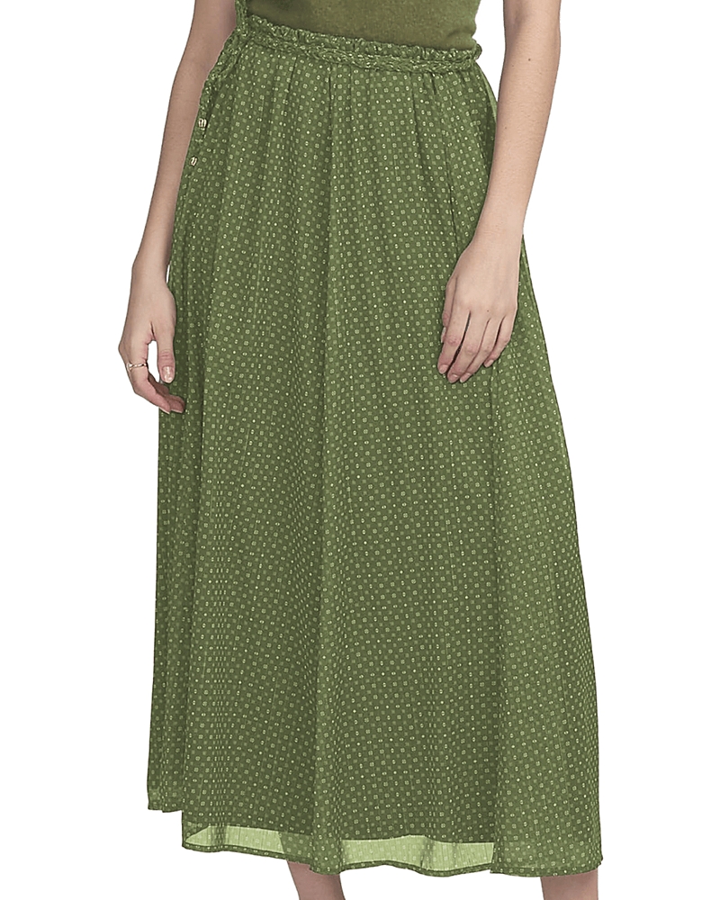 Elle Collection Printed Chiffon Skirt