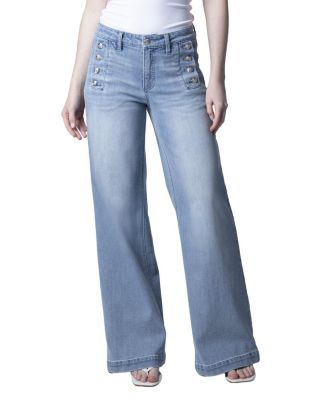 Sailor Mid Rise Wide Jeans Leg in Miami