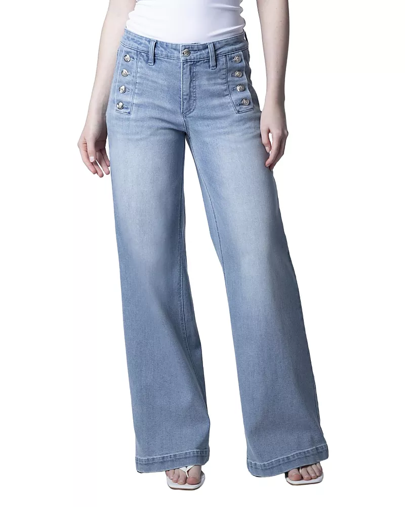Blue Revival Sailor Mid Rise Wide Leg in Miami
