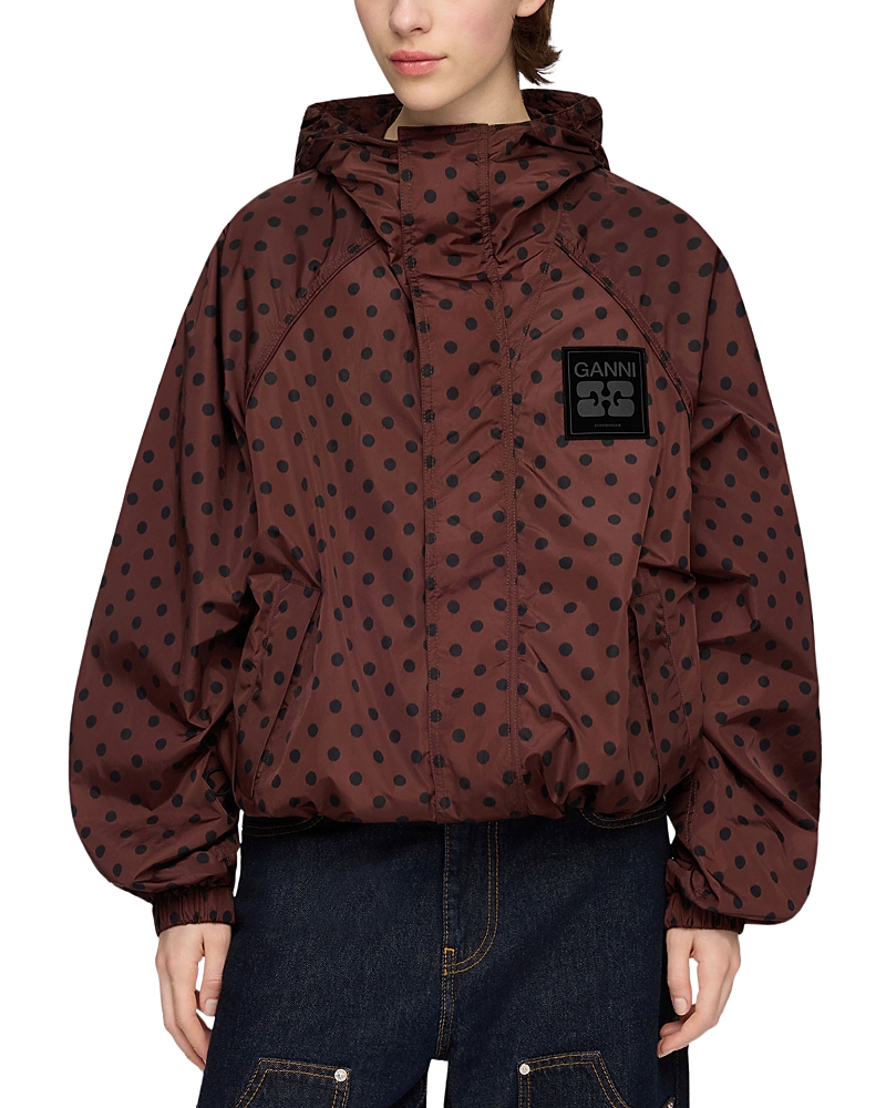 Ganni Printed Nylon Jacket