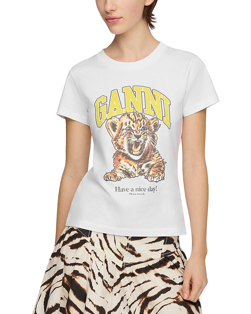 Ganni Tiger Baby Fit Tee