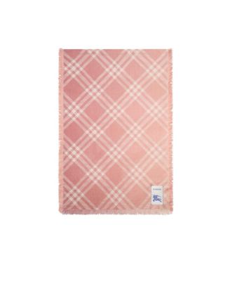  Gradient Check Wool Silk Scarf