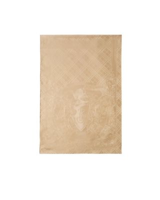  Floral Crest Silk Scarf