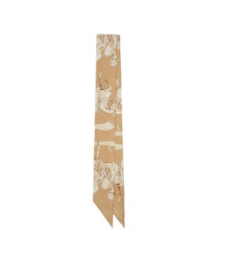  Skinny Archive Knight Silk Scarf