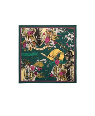 Etched Knight Silk Scarf