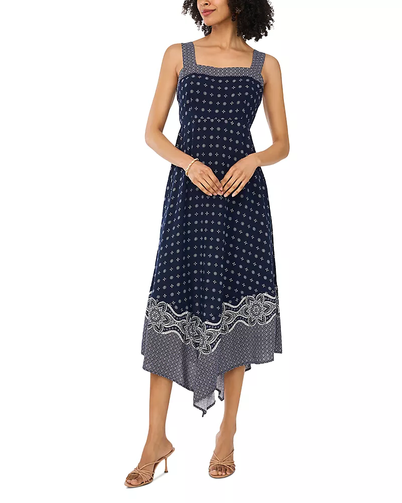 Vince Camuto Hanky Hem Tank Midi Dress