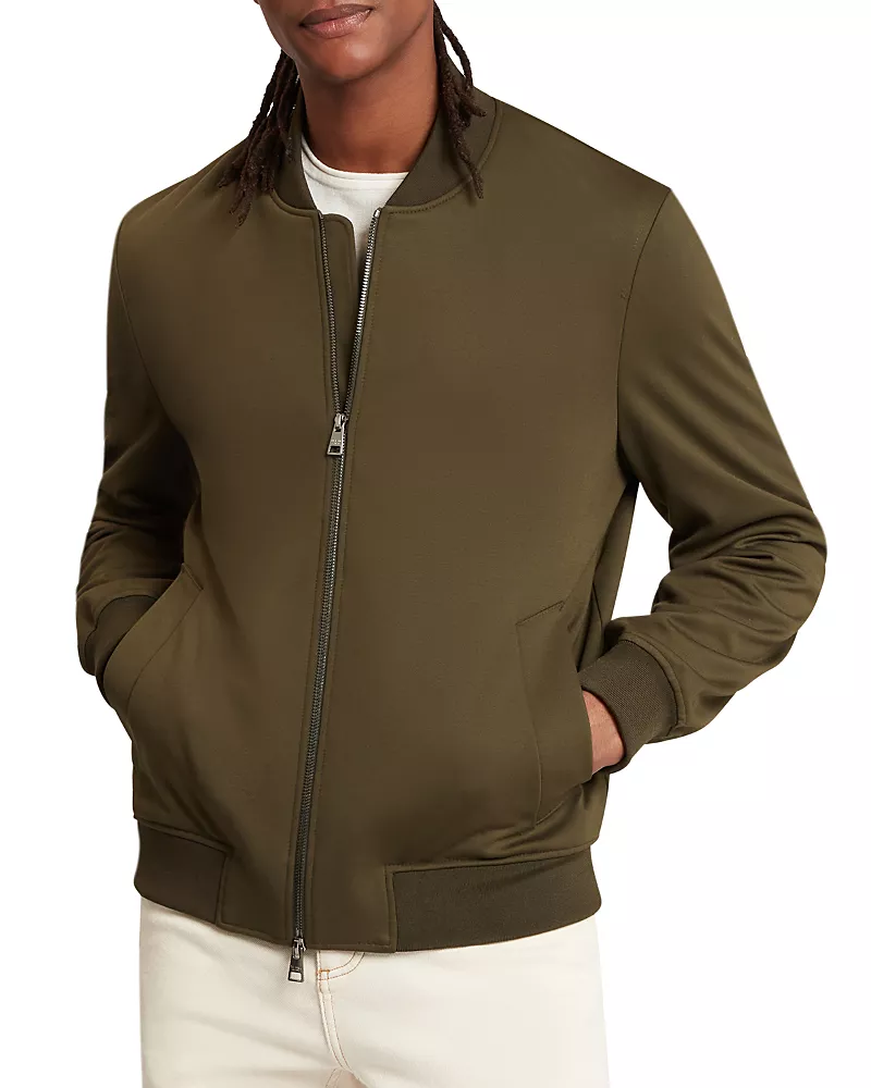 Ted Baker Reznor Jersey Bomber Jacket