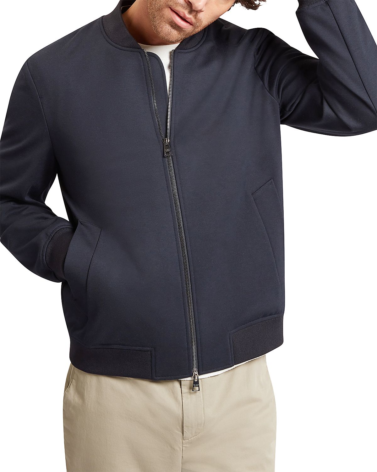 Ted Baker Reznor Jersey Bomber Jacket