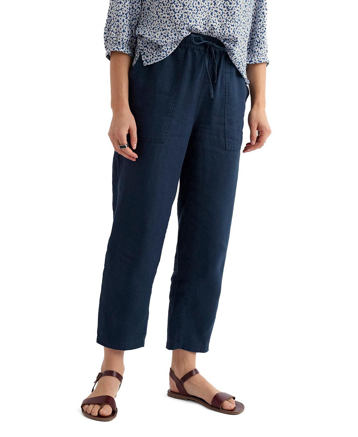 Seasalt Cornwall Women's Dark Navy Wash Sholl Pant