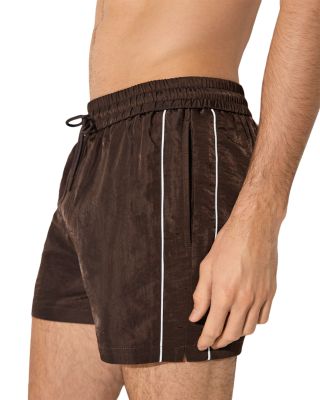Breeze Piped Detail Drawstring 4.9" Swim Shorts