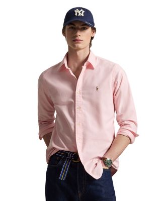 Classic Fit Long Sleeve Cotton Oxford Button Down Shirt