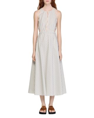 cotton pajama dress Coyuchi, Women's Isla Organic Cotton Night Dress Large Tidal Meadow , L, Sustainable Materials