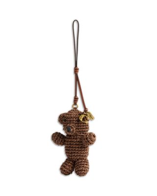 Straw Bear Bag Charm