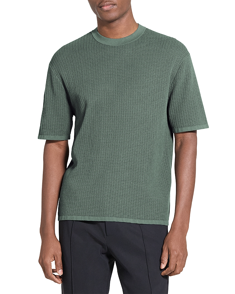 Theory Tactile Mesh Crewneck T-Shirt