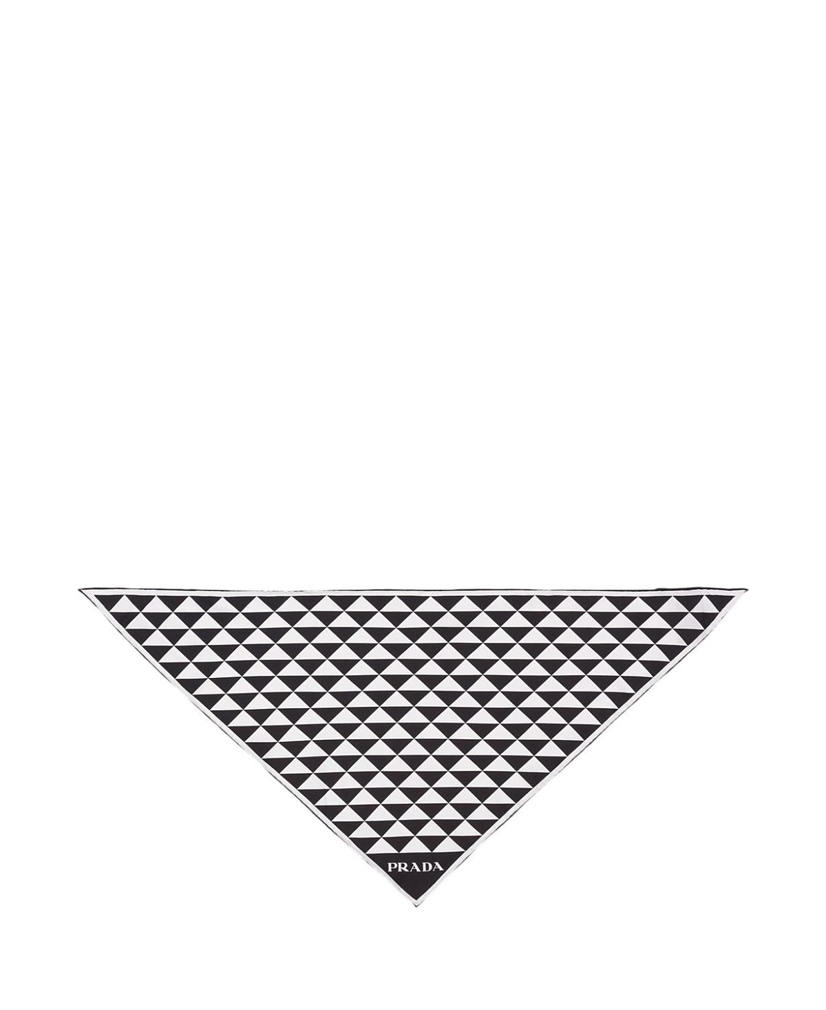 Prada Printed Silk Twill Scarf